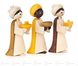 3 人の王の誕生そして付属品の聖者は x の深さ 2.5 cmx7 cmx2,5 cm の鉱石山のクリスマスの装飾のテーブルの装飾の幅 X の高さをピクルスにしました