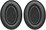 AKHQC 交換用イヤーパッド、Bose Triport 1 (TP-1)、Triport 1A (TP-1A)、オーバーイヤー 1 (AE1) ヘッドフォンと互換性あり、ソフトプロテインレザーとメモリーフォーム製、修理用アクセサリーの交換用イヤーパッド (ブラック))