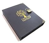 オシャレ かわいい スクラップ ブック アルバム 出産 祝い や 卒業 など の 思い出 作り に 最適 (樹木)