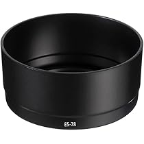 Canon EF 50mm f/1.2 レンズ ES-78フード付き Amazon.com : Lens Hood for EF 50mm F1.2L USM Lens, ES-78