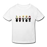 星 ２～６歳子供 男女兼用 半袖 ティー Tシャツ 秋葉原 原宿 Smart かっこいい White 5-6 Toddler