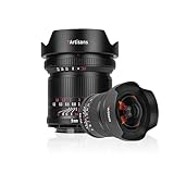 7artisans 9mm F5.6 フルフレーム 132°広角レンズ 歪みほぼゼロ、最短焦点距離0.2m、Sony A7シリーズ A7R A75 A7SII A9 A7C A1などに対応 ブラック