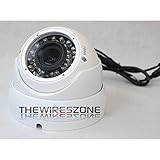 2.1MP CMOS Sensor HD TVI CVBS 1080p NTSC White IR Security CCTV Dome Camera [並行輸入品]