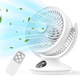 【2024新登場】サーキュレーター 扇風機 壁掛扇風機 6段階風量調節 上下左右首振り 静音DCモーター 30畳パワフル送風 usb充電式 