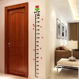 SIS高さゲージ壁ステッカー壁のステッカー子供の部屋、、ホーム装飾with hearts-160 cm