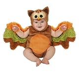 Just Pretend Kids Infant Romper 0-6 Months Owl [並行輸入品]