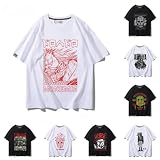 [Visirou] ドロヘドロ Tシャツ 半袖 肌着 ドロヘドロ カイマン ニカイドウ 煙 心 吸汗 通気 綿シャツ 快適 インナーシャツ トップス コスプレ衣装 日常服 男女兼用 通勤 通学 (3XL,3) [並行輸入品]