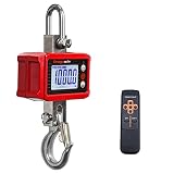 Dragnwin クレーンスケール 吊りはかり 1000kg 1t 高精度電子スケール 吊り秤 乾電池式（電池別売り） リモコン付き デジタルはかり 計量スケールクレーン