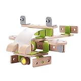 おもちゃ Rolimate Helicopter Construction Building Kits for Kids - Wooden Puzzle Blocks Assembling Toy E