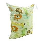 LOVE MY Solid Baby Wet and Dry Cloth Diaper Bag,(happy zoo) by LOVE MY