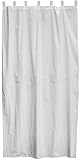 Taftan Owl Curtain 145 x 280cm with Loops (White) by Taftan