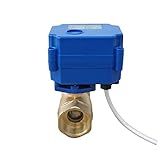 DC-HOUSE　CR-02 3/4" DN20 真鍮電動ボールバルブDC12V電気ボールバルブ145PSI