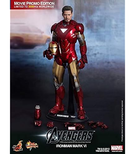 Amazon.co.jp: ムービー・マスターピース アイアンマン2 1/6スケール