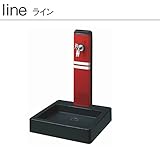 水栓柱 トリム ライン ブラック×パネルカラー:レッド(ガーデニング水栓柱 一口タイプ 水栓柱&パンセットタイプ)