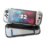 【elago】 Switch 2 対応 ケース ドック対応 シンプル クリアケース カバー スリム 耐衝撃 スタンド ドック対応ケース アクセサリー [ Switch2 スイッチ2 対応 ] case CLEAR CASE クリア