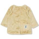 ベビードール ボアコート アウター ベビー キッズ 120cm ストロー