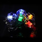 Jimeng　ソーラー LEDライト　水陸両用　ソーラー充電式　ボール型　LED飾り　ランプ　風景ライト　ガーデン　プール　噴水　庭園　芝生　カラフル