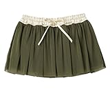 ANGELIEBE エンジェリーベ ベビー オリジナル ブルマ 付き チュール スカート 新生児 赤ちゃん おむつカバー 女の子 80～90㎝ カーキ 5521221 55212