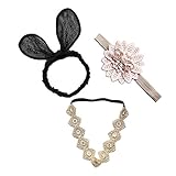 BIANHUAN ヘアバンド ベビー 赤ちゃん カチューシャ 3点セット キッズ 女の子 ヘアアクセサリー 出産祝い 髪飾り リボン カチューシャ おしゃれ 子供用 可愛い 新生児 赤ちゃん 内祝い 
