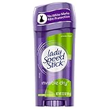 Lady Speed Stick Deodorant 2.3 Ounce Powder Fresh Invisi Dry (68ml) (3 Pack) by Lady Speed Stick
