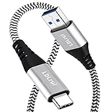 急速充電ケーブル 高速データ転送 USB C 3.1 Gen 2 - USBケーブル Type C 3A 10Gbps 60W QC3.0高速充電付きショート 30CM, 黒白 1本