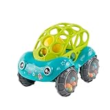 leegorバスCartoon Car Toyギフト赤ちゃん幼児のため、1pcベビーカラフルなハンドシェイクJingle Bell車Rattlesおもちゃ音楽Handbell 2T ブラック Leeg