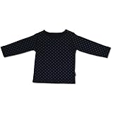 Anna Nicola(アンナニコラ)水玉柄長袖シャツ 日本製 ブラック 90cm