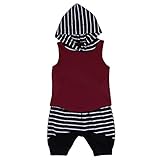 Cutelove 子供服 Tシャツ＆パンツ 上下セット シャツ 上着 男の子 フード付き ハーレムパンツ 可愛い 袖なし ショートパンツ 夏 おしゃれ カジュアル
