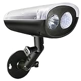 LED Solar Powered Outdoor Security Light with PIR Motion Sensor and Photocell Sensor, Auto ON/OFF, W