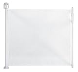 Premium Adjustable 47 Retractable No-Trip Safety Gate for Doorway Stairs Baby Toddlers and Small Pet