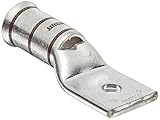 Panduit LCAF400-12-6 Flex Conductor Lug, One Hole, Standard Barrel With Window, Flared NEBS, 400 kcm