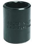 Stanley Proto J5214B 3/8-Inch Drive Socket, 7/16-Inch, 12 Point, Black Oxide by Stanley-Proto