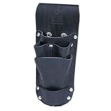 Ideal Industries 35-784BLK Leather Hip Holster Six Pocket Tool Pouch, Black [並行輸入品]