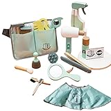 Zengxi お店屋さんごっこ 美髪師 木製おままごと 美容師さん ヘアメイク 美容院セット キッズ理髪店プレイセット 理髪おもちゃキット ふり遊びおもちゃセット ごっこ遊び おもちゃ 誕生日のプレゼント