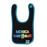 MONICA BABY BLUE ベビー スタイ グラデーション スタイ Fサイズ ブラック コットン 2111516005