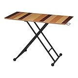 不二貿易(Fujiboeki) 昇降テーブル ミックス 幅100×奥行55×高さ12~77cm バウム 57019