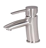 VIGO Bova Single Lever Basin Bathroom Faucet, Brushed Nickel [並行輸入品]