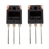 Lovoski 2個入り　トランジスタ　D13009Ｋ　12A　高電圧　Ｐ-チャネル　TO-3P
