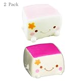 Generic Squishy Bread Kawaii Slow Rising子供おもちゃランダムに色2個