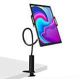 タブレットスタンド、ホルダースマホスタンド、キッチンスタンド、根元強化レイジーアームホルダー、したポータブル多機能360°調整可能、4〜11