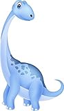 Wallmonkeys WM184192 Cute Dinosaur Cartoon Peel and Stick Wall Decals (18 in H x 10 in W) [並行輸入品]