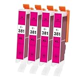 Feier 381 インク BCI-380XL BCI-381XLM マゼンタ 4個パック 大容量 インクカートリッジ キヤノン用 (canon) 互換 インク 対応機種: PIXUS TR703 TR7530 TR8530 TR8630 TS6130 TS6230 TS6330 TS7330 TS8130 TS8230 TS8330 TS8430 TR9530 残量表示機能付 個別包装