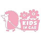 imoninn KIDS in car ステッカー　【シンプル版】　No.62　花屋のハリさん　（ピンク色）