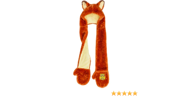 Amazon Co Jp ニック フード付きマフラー ズートピア ウィンターアイテム 19 冬 ディズニー グッズ お土産 東京ディズニーリゾート限定 服 ファッション小物