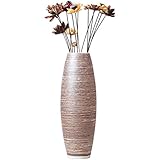 Hyun times 床の花瓶セラミック60センチメートル粗い陶器リビングルームテレビキャビネット花の花の装飾品に現代的なシンプルな入り口