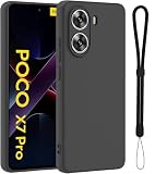 For Xiaomi POCO X7 Pro 5G ケース【BAOLINTX】衝撃吸収 防水 防塵 薄型軽量 柔軟 指紋防止 擦り傷防止 レンズ保護 着脱簡単 Xiaomi POCO X7 Pro 5G 用 ケース（ブラック）