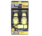 CargoLoc 84004 12-foot-by-1 – 1 / 4インチExtreme Super Dutyラチェットタイダウン 2pk, 12', 3 84009 1
