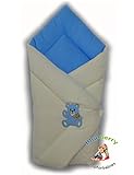 BlueberryShop Cosy Fleece for CAR SEAT Swaddle Wrap Blanket Sleeping Bag for Newborn, baby shower GI