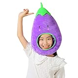 [吉祥寺良品] GoToParty-かぶりもの 帽子シリーズおもしろ事物食物系 ハロウィン 学園祭 コスプレ イベント 行事 一発芸 動画配信 写真撮影 おもしろい 盛り上がる うける 可愛い バラエティー パーティグッズ フリーサイズ (なすびちゃん)