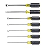 Klein Tools 647 Cushion-Grip Nut Driver Set with 6-Inch Shanks, 7-Piece [並行輸入品]
